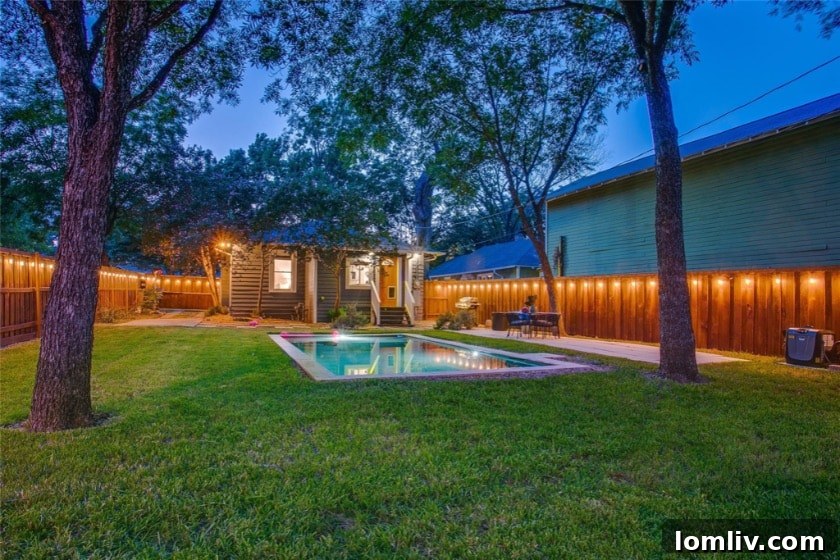 Inviting Front Porch of Oak Cliff Craftsman Home