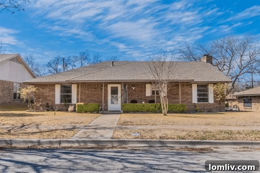 Dallas's 6 Most Grisly Murder Scenes 6 Real estate listing photo of the exterior of 410 Dogwood Drive from 2022