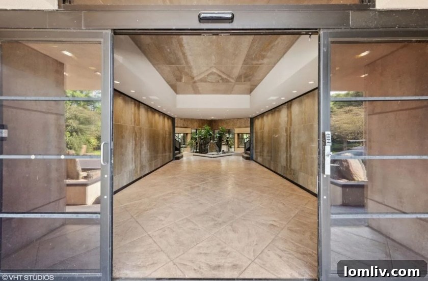 Interior view of a spacious hallway with natural light, resembling a mall corridor