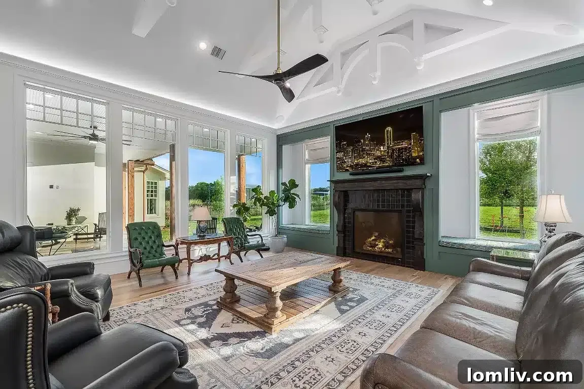 A bright and airy living room, an inviting space to relax and appreciate a sense of freshness and cleanliness.