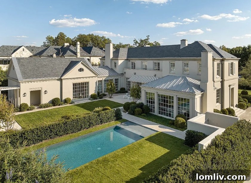 The grand living space of 3616 Crescent Avenue, featuring high ceilings, elegant furnishings, and abundant natural light.