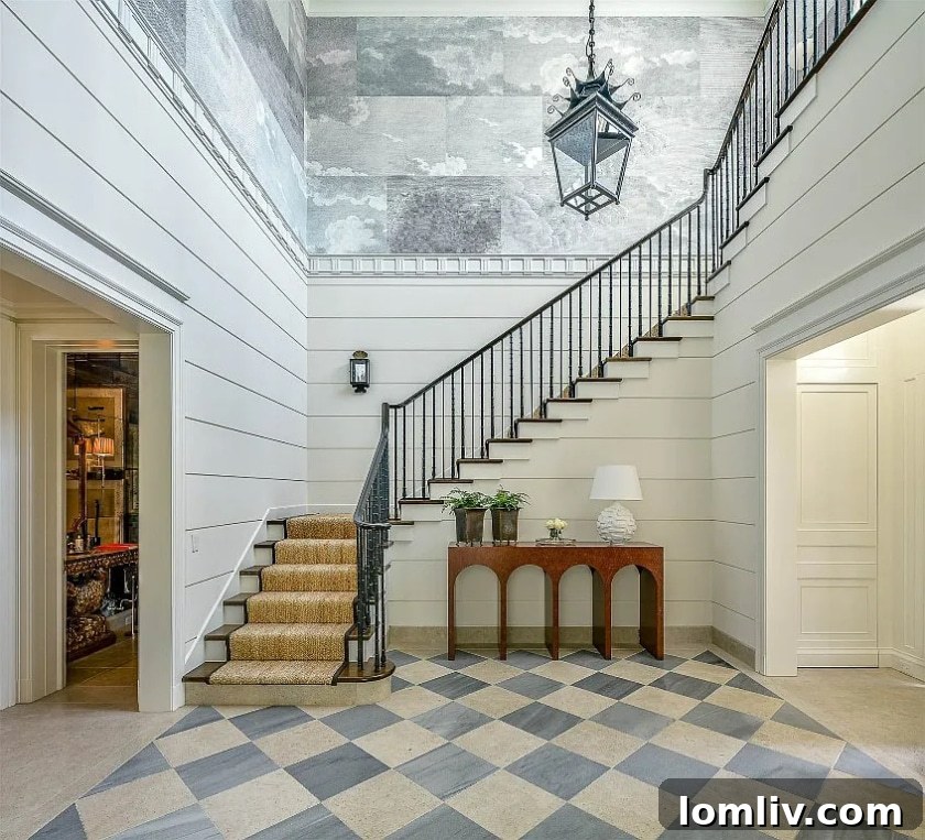 An aerial view of the grand estate at 3616 Crescent Avenue, highlighting its expansive grounds and elegant design within the Highland Park neighborhood.