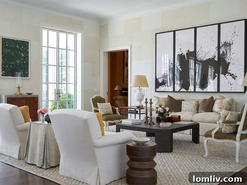A view of the front yard and entrance of 3616 Crescent Avenue, showing manicured hedges and classic architectural details.