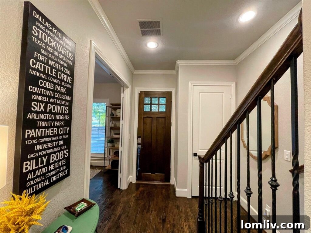 Elegant Exterior of Downtown Fort Worth Townhouse