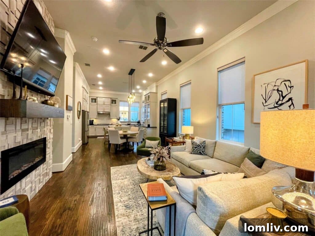 Modern Interior Design of Downtown Fort Worth Home