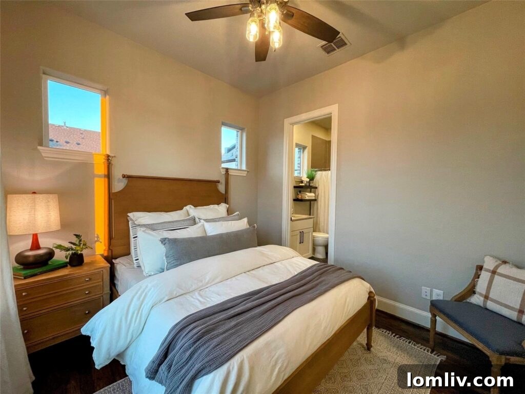 Elegant Twin Vanities in Primary Bathroom