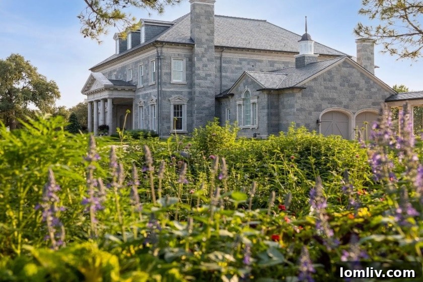 English Country Manor Home Exterior in Colleyville, Texas