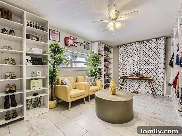 Ridgmar's Split-Level Home: The Enduring Appeal of Smart Design 9 Potential fifth bedroom or amazing primary closet.