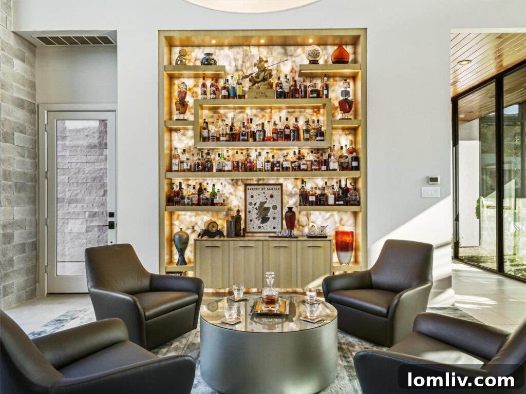 Modern Waterfront Estate Exterior Architecture in Flower Mound