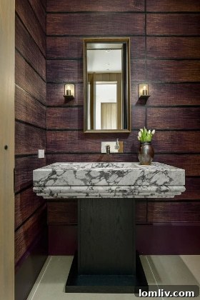 Luxury living room with contemporary furnishings and large windows