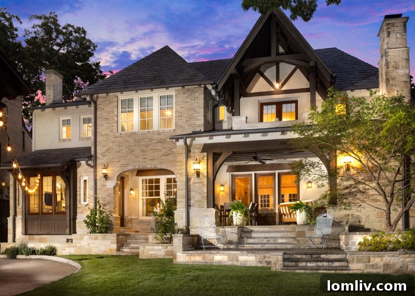 Unveiling a Historic Dines and Kraft Tudor at This Weekends Lakewood Home Tour 11 The thoughtfully designed exterior or garden space of a featured historic home in Lakewood, Dallas.