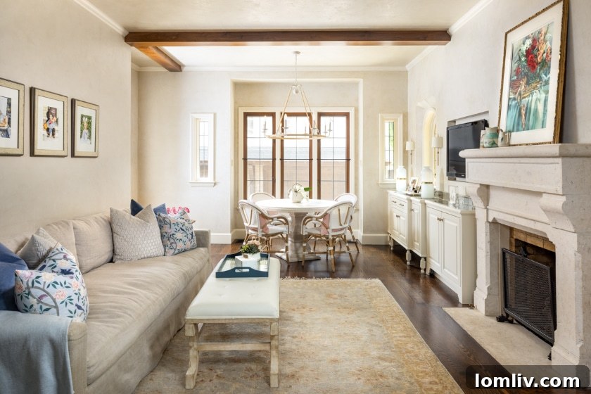 Unveiling a Historic Dines and Kraft Tudor at This Weekends Lakewood Home Tour 6 A beautifully maintained garden and exterior of a historic Lakewood home on the tour.