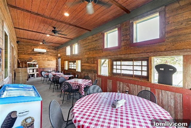 Lone Camp General Store: Your Ultimate Live, Work, Play, Community Lifestyle 11 Tables filled with community members and visitors at Lone Camp General Store