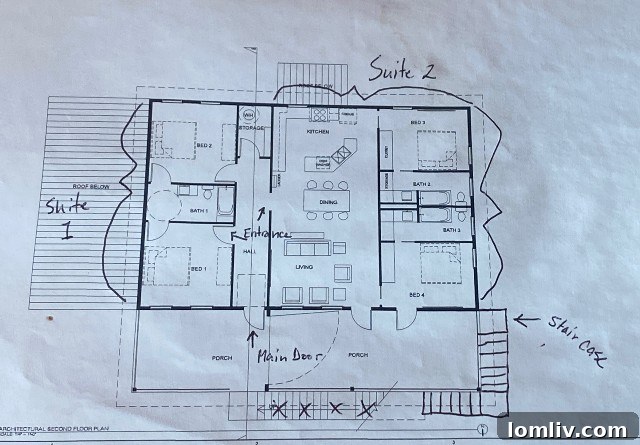 Lone Camp General Store: Your Ultimate Live, Work, Play, Community Lifestyle 8 Original design for two separate dwellings and a covered front porch