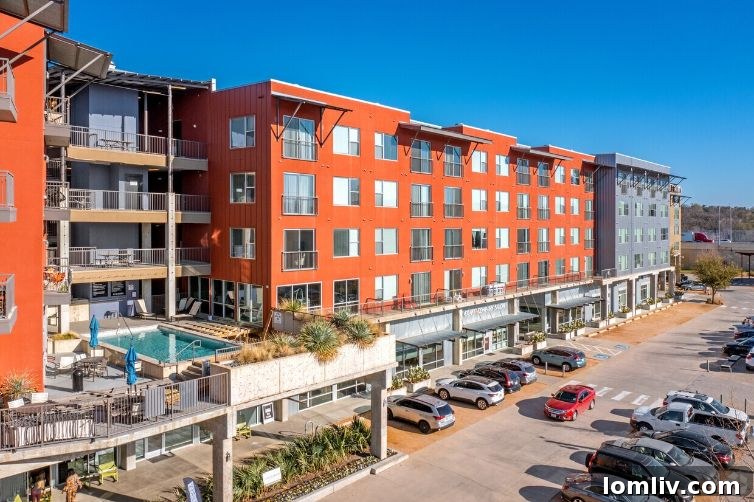 Sylvan Thirty Apartments were funded in part by the Fort Worth Avenue Tax Increment Financing District.