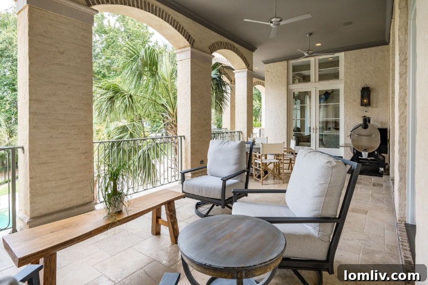 Modern Open-Concept Kitchen with Monochromatic Design