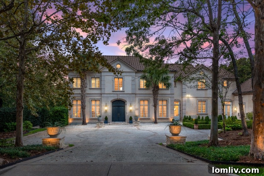 Tyler, Texas Skyline and Lake Palestine at Sunset