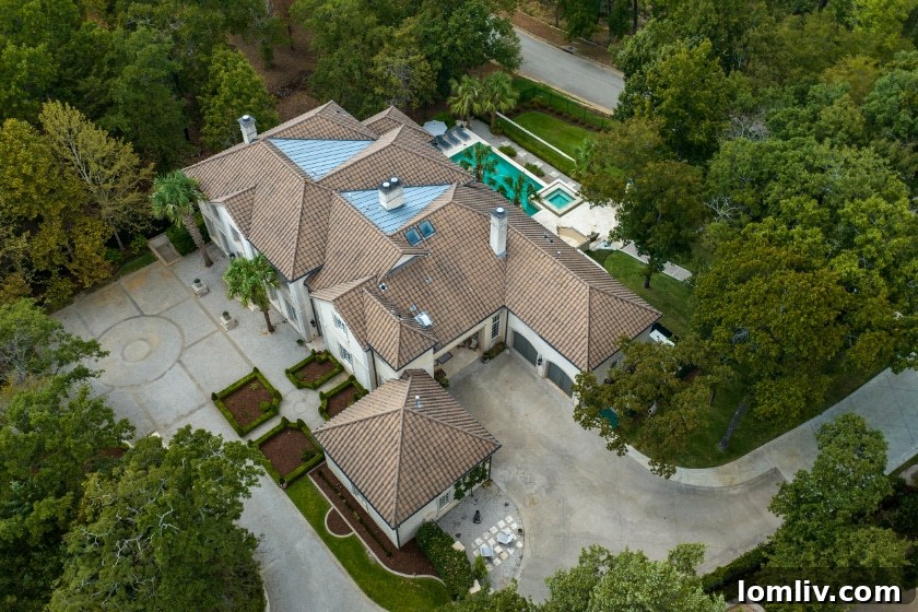 Elegant Motor Court Entrance to a Luxury French Home