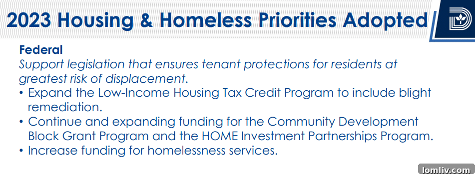Committee members discussing diverse housing-related legislative priorities