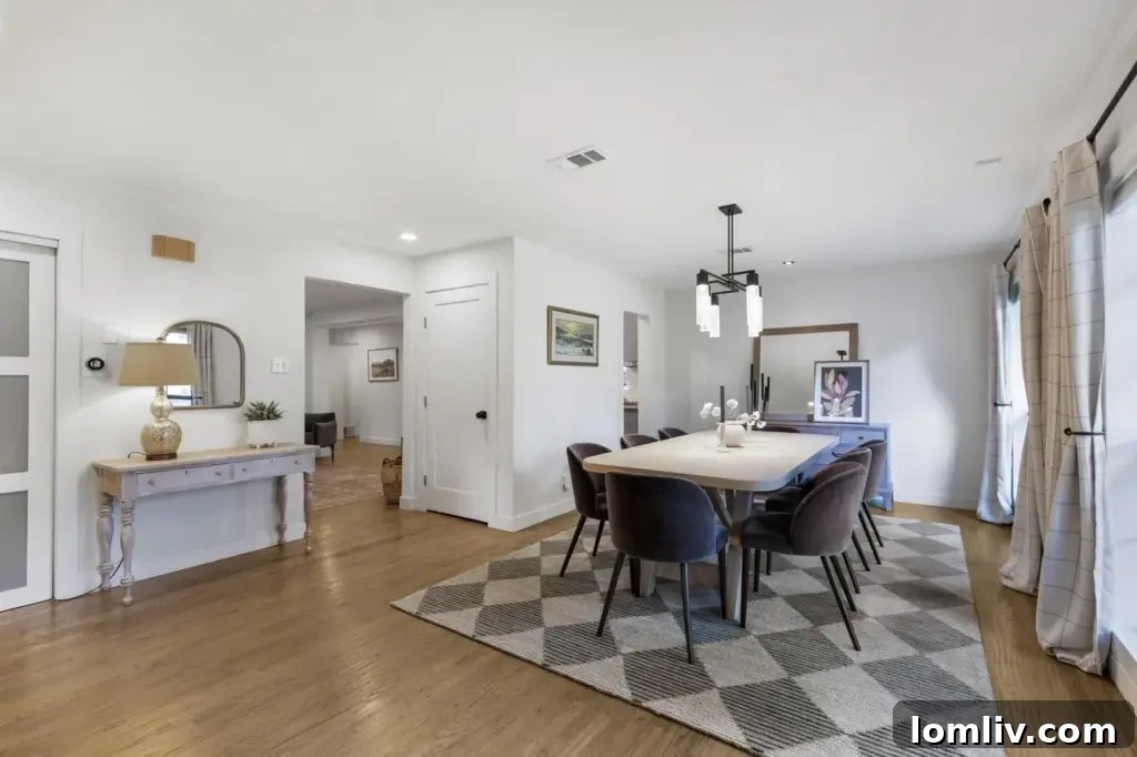 Modern kitchen with large island and sleek appliances
