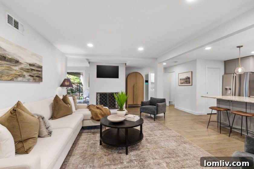 Cozy and elegant nursery room with whimsical wallpaper