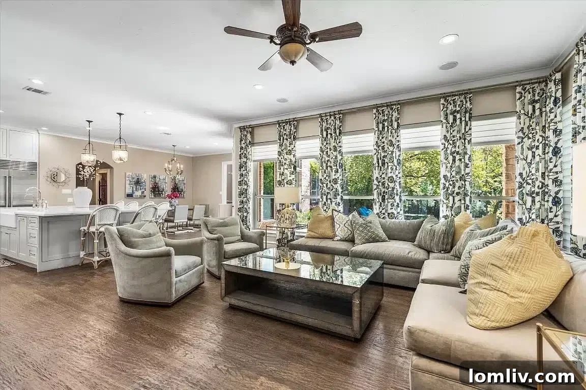 Colleyville Great Room Perfect for a Christmas Tree