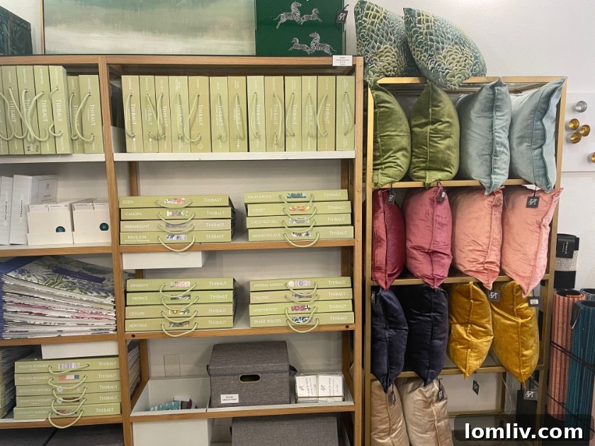 Talulah & Hess interior showing elegant home decor and a cozy seating area