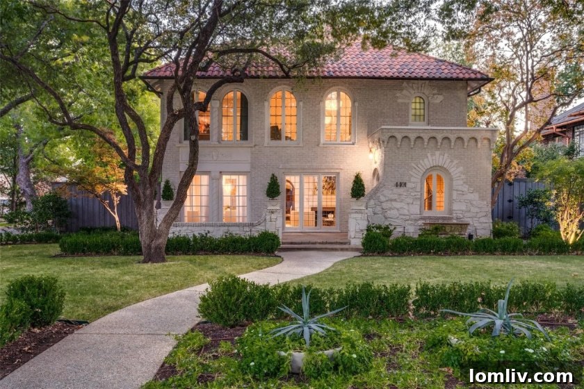 1929 Fooshee & Cheek home at 4401 Westway Ave in Highland Park, Dallas