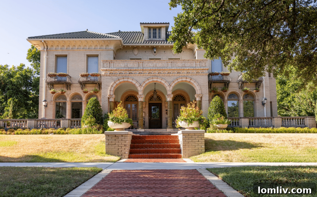 The Papa Home, an Italian Renaissance Revival masterpiece in Ryan Place