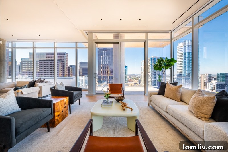 Luxurious bathroom in Residence 2202.