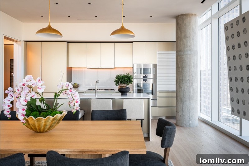 Residence 2202, by The Staged Collective, showcasing varied textures.