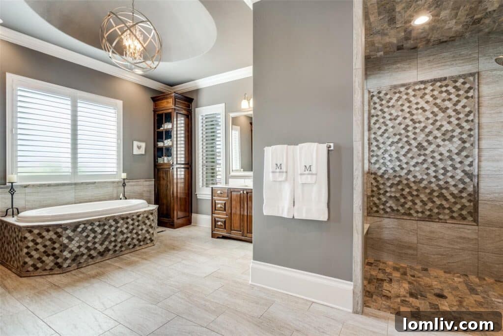 Golf Sahası Manzaralı Zarif Yatak Odası