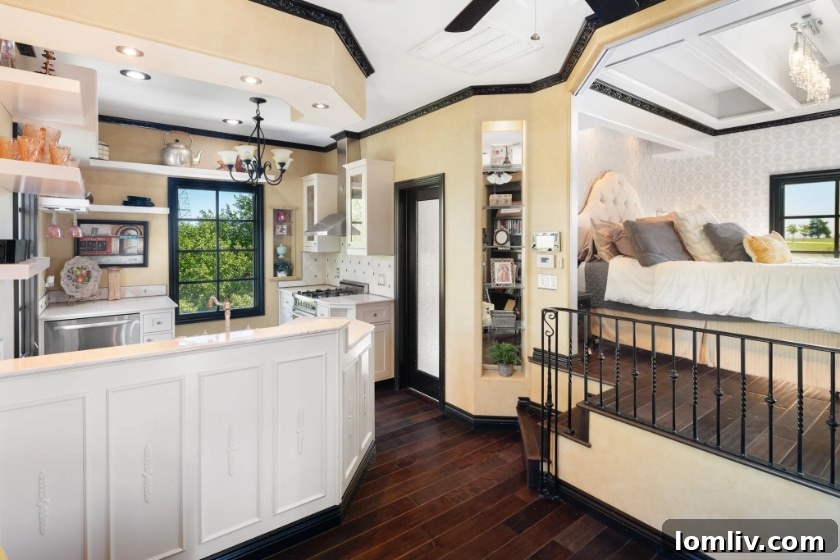 Relaxing outdoor living space