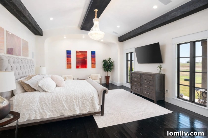 Detail of luxury home entrance