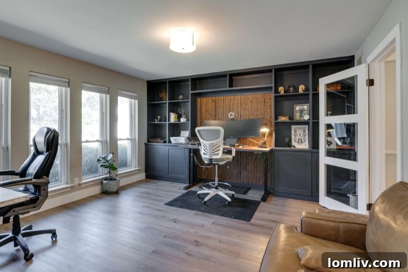 Modern kitchen in a Dallas Ranch-style house