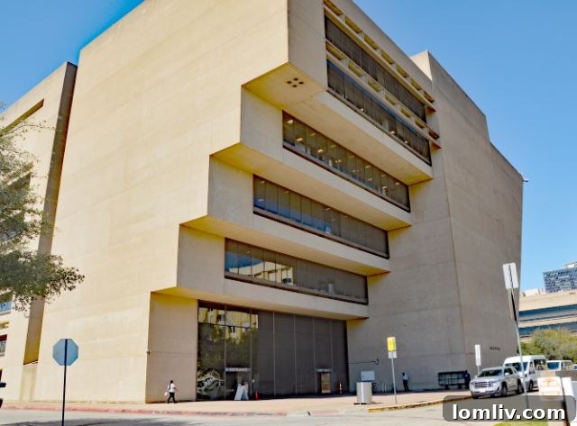 Dallas City Hall, a focal point for the city's governance and key decisions in 2023.