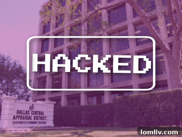 Digital data visualization, representing the complex nature of cybersecurity threats and ransomware attacks experienced by Dallas.