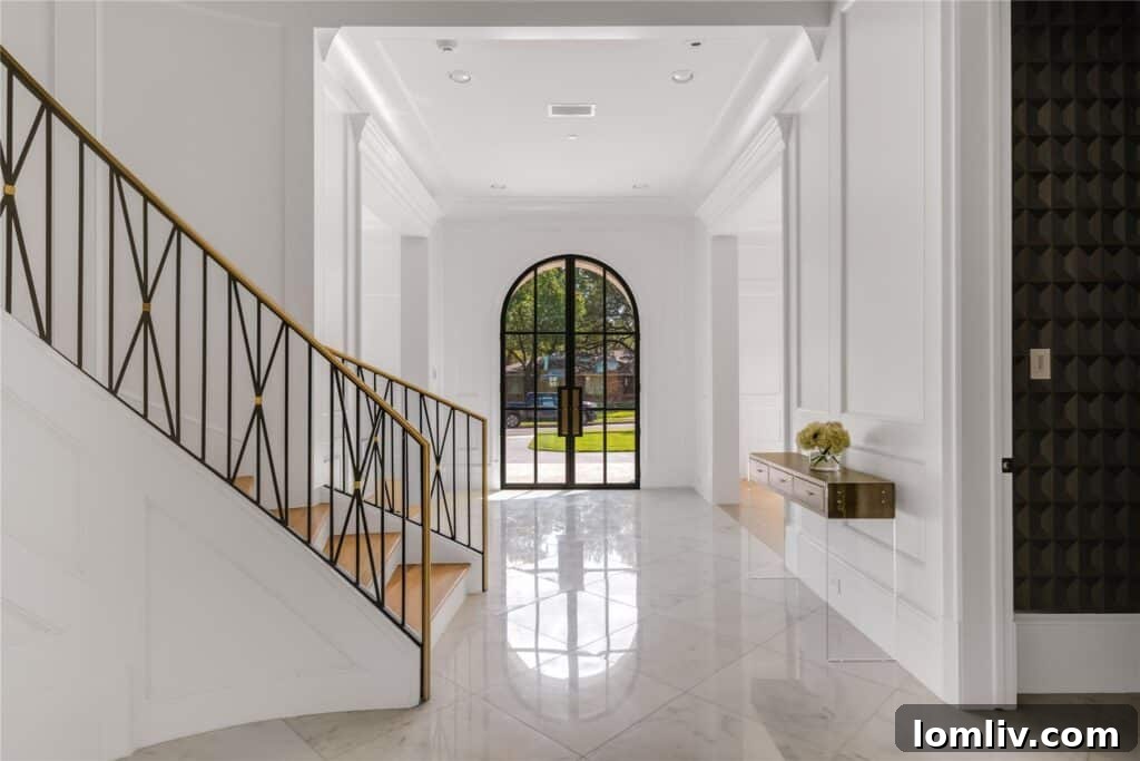 Detailed view of the entrance and windows with traditional brickwork