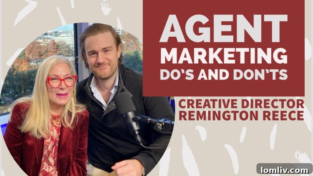 Agent Marketing Pitfalls: A Creative Director's Guide with Remington Reece 2 Remington Reece, Creative Director for Ebby Halliday Companies, discussing real estate agent marketing strategies.