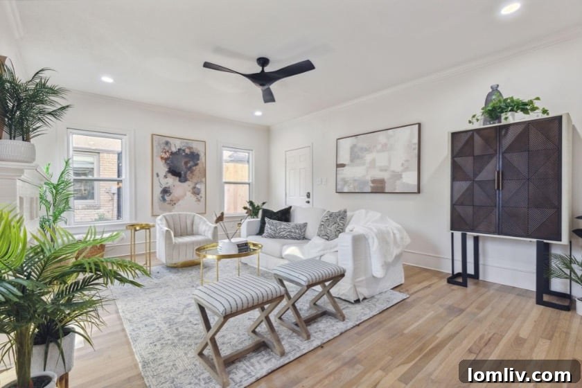 Black Paint and an Arch: The Magic Behind This M Streets Makeover 5 Front exterior showcasing the charm of the M Streets Tudor