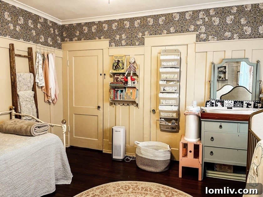 Live Your Gilmore Girl Dream in This Charming Historic McKinney Home 7 Interior Living Space with Original Shiplap