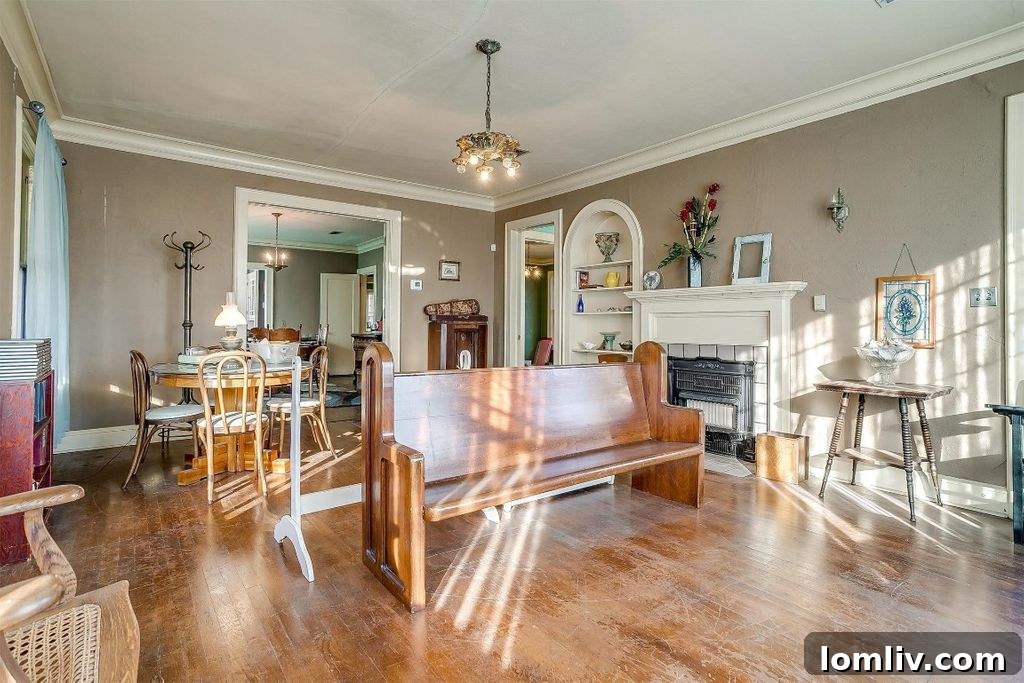 Central Meadowbrook Home Interior with Original Features