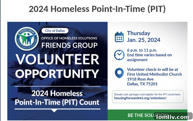 Dallas Greenlights Miramar's Transformation into Homeless Housing 3 A Point in Time Count to record Dallas homeless numbers is scheduled for later this month.