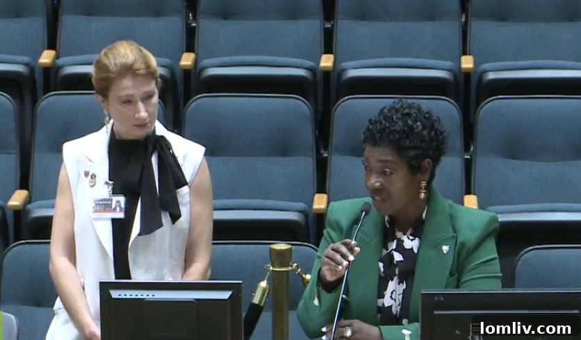 Dallas Greenlights Miramar's Transformation into Homeless Housing 4 Deputy City Manager Kimberly Bizor Tolbert addressing the City Council regarding the 1950 Fort Worth Ave. project.