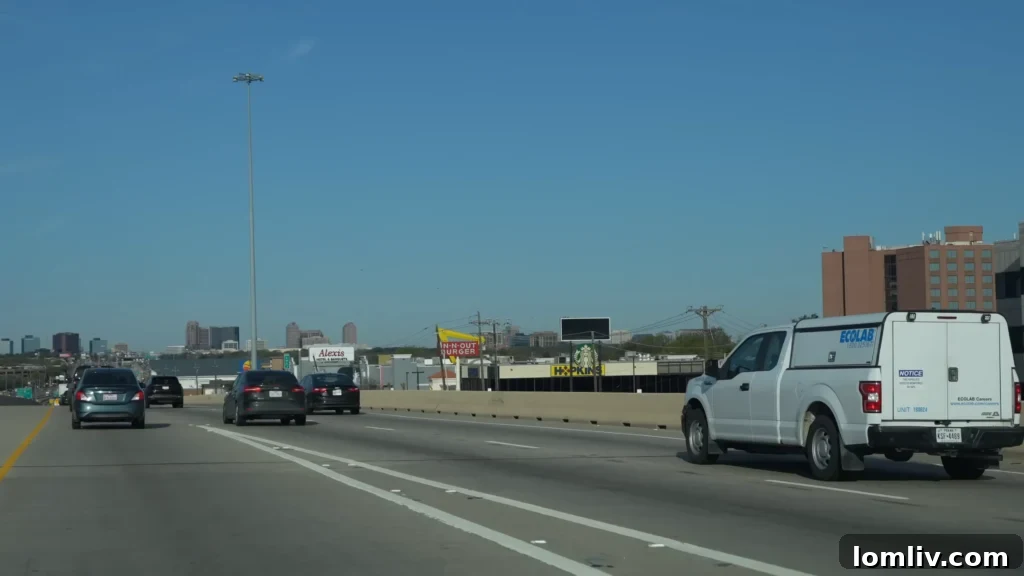 Dallas skyline with modern buildings at sunset
