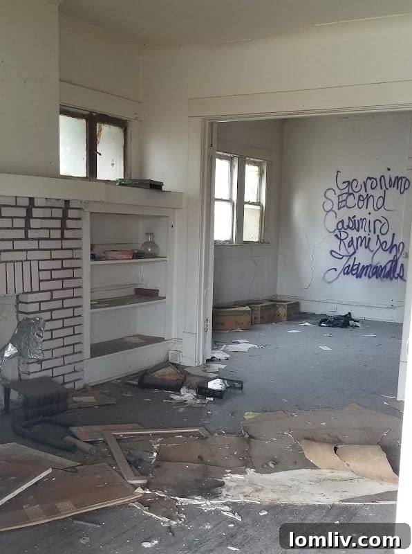 Transformed dining area