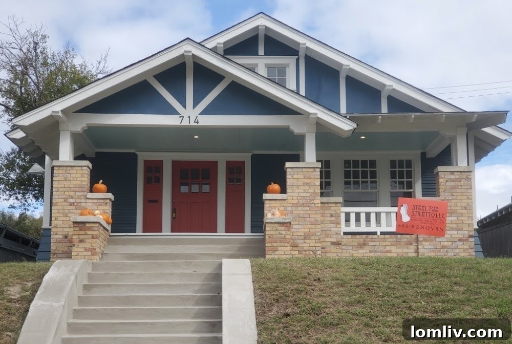 After renovation of 714 N. Beacon Street