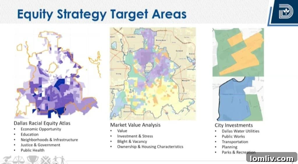 Southern Dallas Designated for All Three New Affordable Housing Investment Zones by Dallas Policy 4 Equity Strategy Target Areas in Southern Dallas