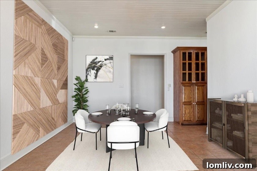 Panoramic view from a lakefront home, showing a wall of windows overlooking Lake Texoma's serene waters.