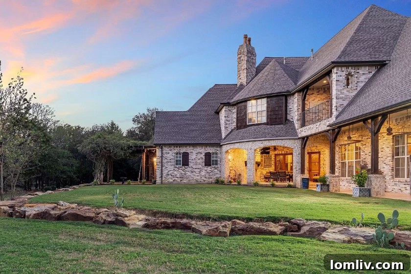 Serene outdoor pool area with comfortable seating and scenic views of the Argyle estate